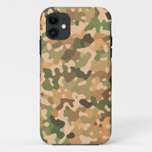 Capa Para iPhone 11 Cores de outono de Camo do outono