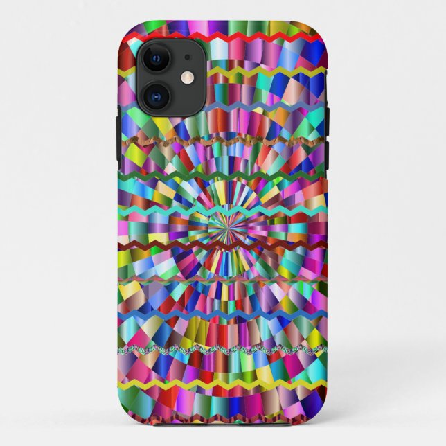 Capa Para iPhone 11 Cores Decorativas (Verso)