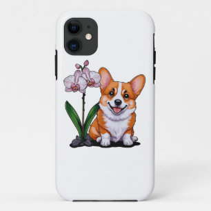 Capa Para iPhone 11 Corgi Bonito com Pomada