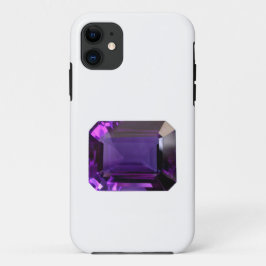 Capa Para iPhone 11 Coroa de Gemstone Roxo