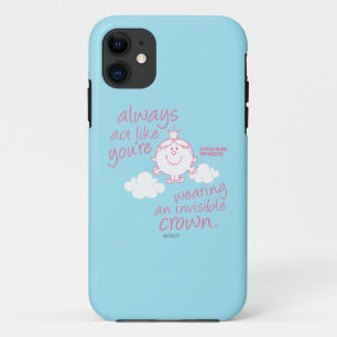 Capa Para iPhone 11 Coroa invisível pequena da senhorita princesa  