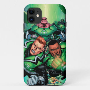 Capa Para iPhone 11 Corpo verde da lanterna
