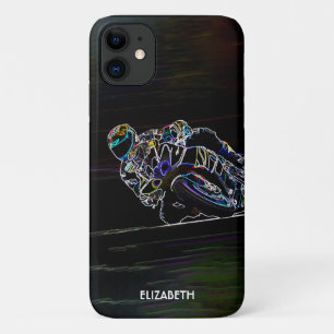 Capa Para iPhone 11 Corrida Escolar de Biker Club Biker Club