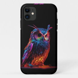 Capa Para iPhone 11 Coruja Radiante