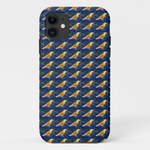 Capa Para iPhone 11 corvo marrom na caixa preta