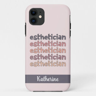 Capa Para iPhone 11 Cosmetólogo esteticista personalizado Beauticista