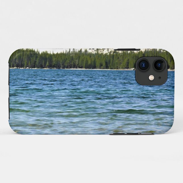 Capa Para iPhone 11 Costa do Lago Tenaya, Yosemite, Califórnia (Verso (horizontal))