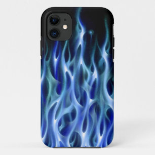 Capa Para iPhone 11 Costume azul do carro do airbrush do design da