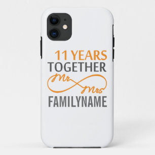 Capa Para iPhone 11 Costume, Sr. e Sra. 11