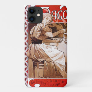 Capa Para iPhone 11 Cozinhar feminino, Alphonse Mucha
