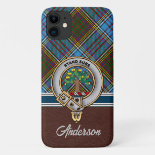 Capa Para iPhone 11 Crachá do Anderson e iPhone do Tartan / iPad