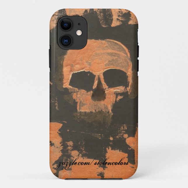 Capa Para iPhone 11 Crânio de Cobre (Verso)