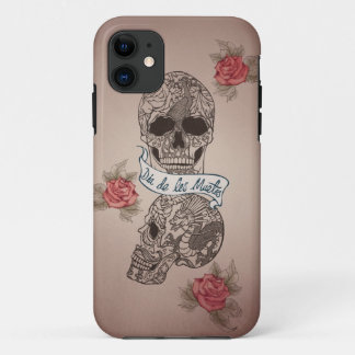 Capa Para iPhone 11 Crânio de Diâmetro De Los Muertos Açúcar
