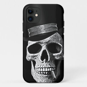 Capa Para iPhone 11 Crânio do chapéu alto