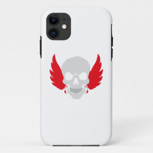 Capa Para iPhone 11 crânio incrível com asas