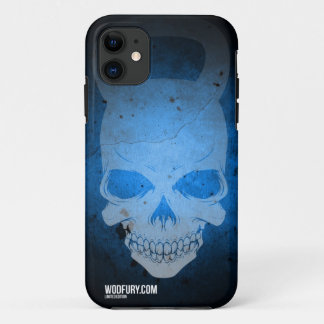 Capa Para iPhone 11 Crânio Kettlebell - azul - edição limitada