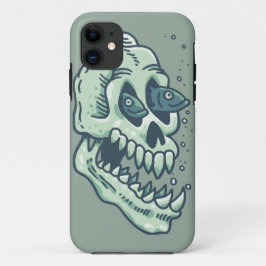 Capa Para iPhone 11 Crânio nas profundezas