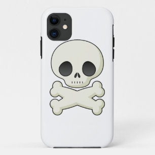 Capa Para iPhone 11 Crânios bonitos do gótico do kawaii do emo do