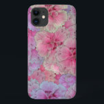 Capa Para iPhone 11 Cravos cor-de-rosa no estilo vintage<br><div class="desc">Esta Capa de telefone apresenta um belo padrão floral a partir de cravos cor-de-rosa no estilo de safra. Pastel cor-de-rosa. Um belo caso para ela,  também um bonito presente para qualquer ocasião! Projetado por Marions Trabalho de arte.</div>