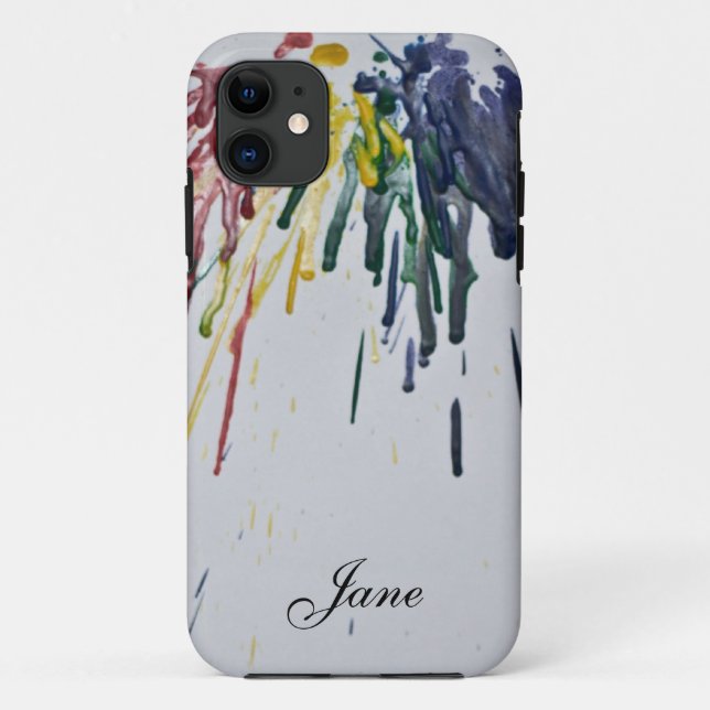 Capa Para iPhone 11 Crayons Melgados Personalizáveis (Verso)