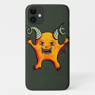 Capa Para iPhone 11 Criatura do Diabo Bastante Estranho