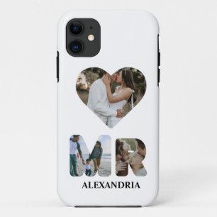 Capa Para iPhone 11 Crie o seu próprio casal Sr. e Sra. Fotografia Mat