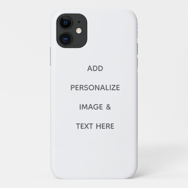 Capa Para iPhone 11 Crie Seu Próprio Personalizado (Verso)