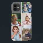 Capa Para iPhone 11 Crie seu próprio quadro de 5 fotos coladas<br><div class="desc">capas de iphone de Fotos Moderna personalizada com 5 fotos.</div>