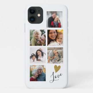 Capa Para iPhone 11 Crie sua própria coleção de fotos do Amor 6 da fam