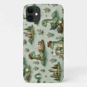 Capa Para iPhone 11 Criptídeos Aconchegantes Nessie Monstro do Lago Ne