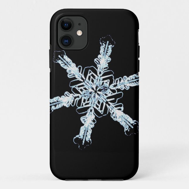 Capa Para iPhone 11 Cristal estelar da neve (Verso)