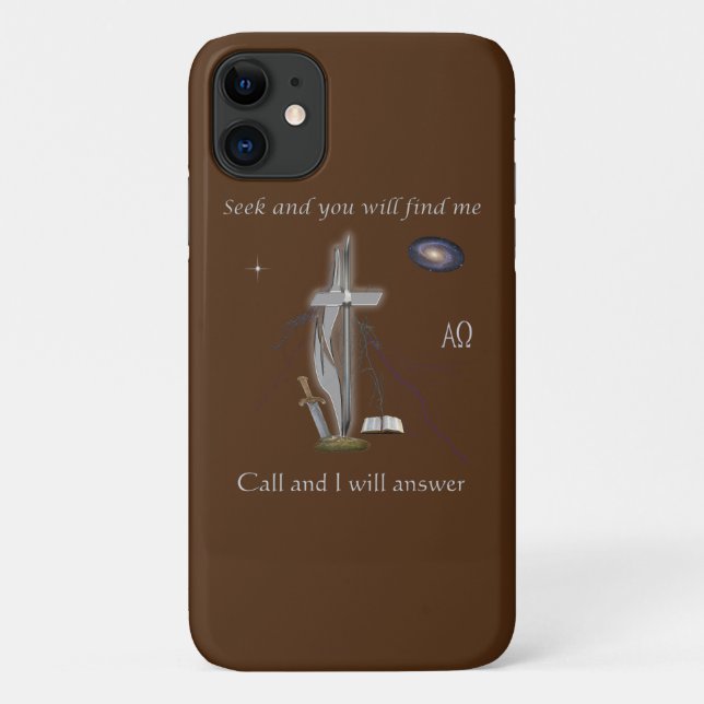 Capa Para iPhone 11 cristão (Verso)