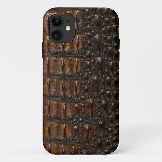 Capa Para iPhone 11 Crocodilo (Verso)