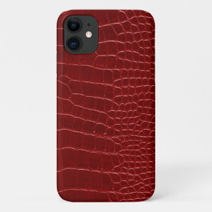 Capa Para iPhone 11 Crocodilo Vermelho Moderno