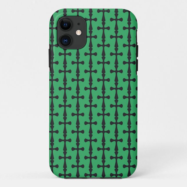 Capa Para iPhone 11 Cruz azul cristã (Verso)