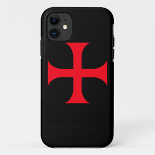 Capa Para iPhone 11 Cruz vermelha de Templar
