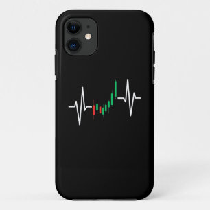 Capa Para iPhone 11 Crypto Candlestick Heartbeat EKG: Comercializaçã