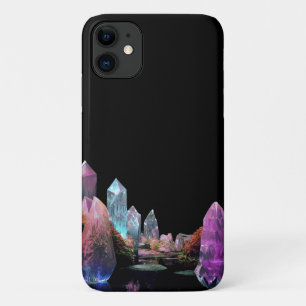 Capa Para iPhone 11 Crystals gems emerald amethyst