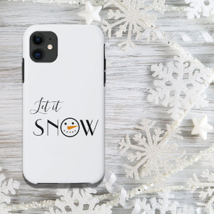 Capa Para iPhone 11 Curioso, deixe-o nevar