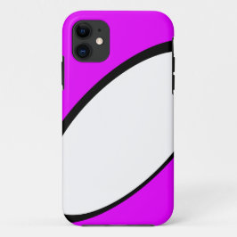 Capa Para iPhone 11 Curvas Brancas Brancas Brancas, Brilhantes, Rosa-R