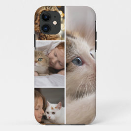 Capa Para iPhone 11 Custom 4 Photo Collage Case-Mate iPhone 11 Case