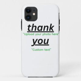 Capa Para iPhone 11 Custom Text & Upload Your Photo Personalized