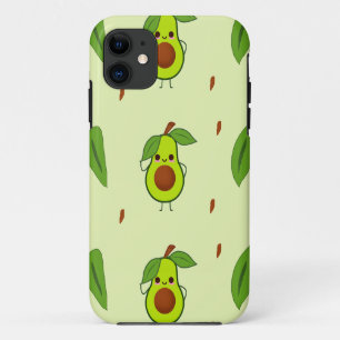 Capa Para iPhone 11 Cute kawaii avocado