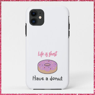 Capa Para iPhone 11 Cute Tem Rosquinha