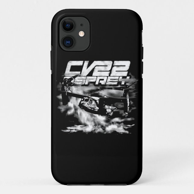 Capa Para iPhone 11 CV-22 iPhone/iPad OSPREY (Verso)