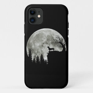 Capa Para iPhone 11 Dachshund No Halloween Do Luar Da Montanha