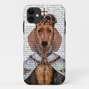 Capa Para iPhone 11 Dachshund Queen 2