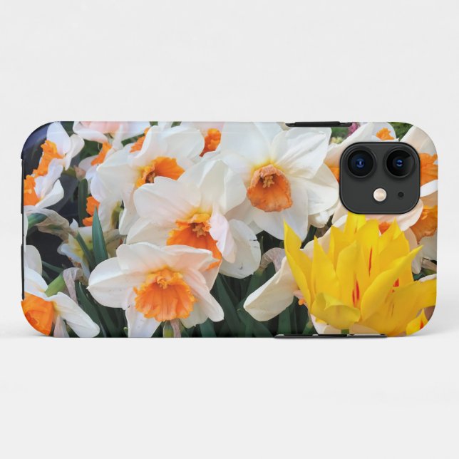 Capa Para iPhone 11 Daffodils & Tulips, Oregon (Verso (horizontal))