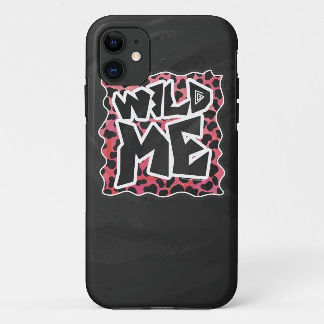 Capa Para iPhone 11 Dalmaciano Preto e Vermelho com Mim Selvagem (Verso)