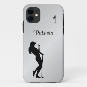 Capa Para iPhone 11 Damas Golfer Personal